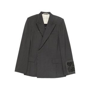 Federico Cina Grey Jackets - Blazers Men